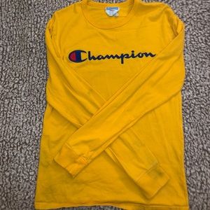 Yellow Champion sweater